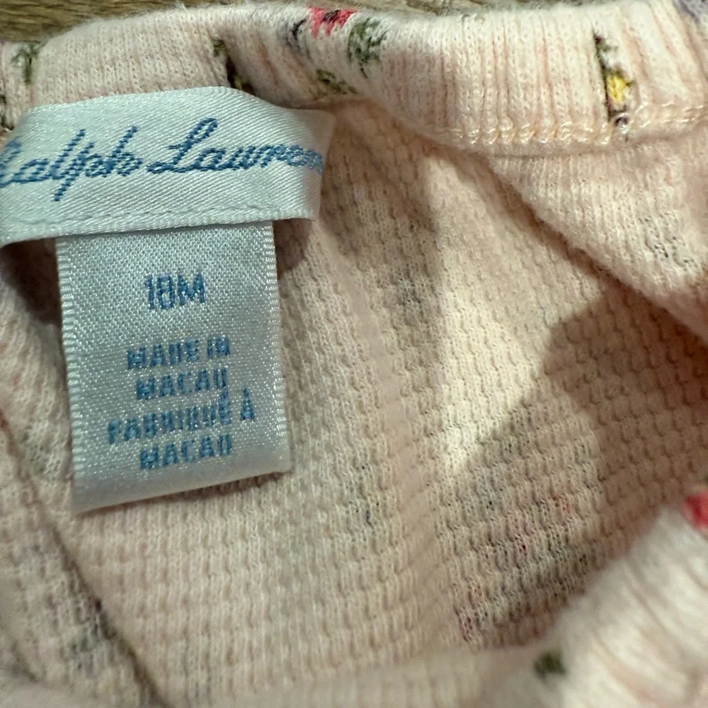 Ralph Lauren Cotton Floral Dress & Bloomers